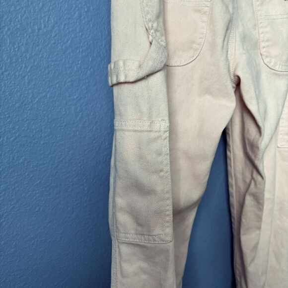 Dickies Cargo Pants Y2K Carpenter Jeans Utility Workwear Straight Leg Work Pink - Picture 2 of 9
